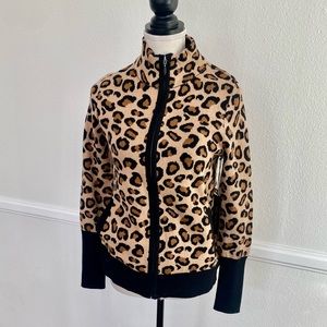 Leopard sweater.